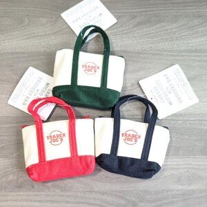NEW Trader Joe’s MICRO mini totes! Set of 3 micro tote bags